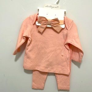Starting out pink baby girl 3pack set 0-3 months